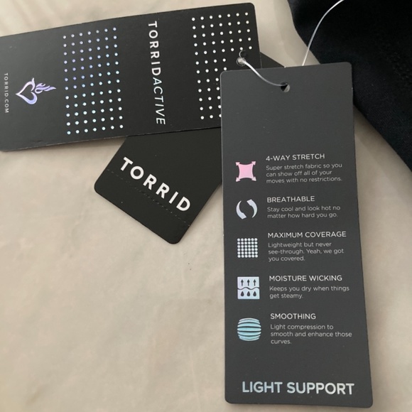 NWT Torrid Active Light Support Low Impact Sports bra - Picture 8 of 11